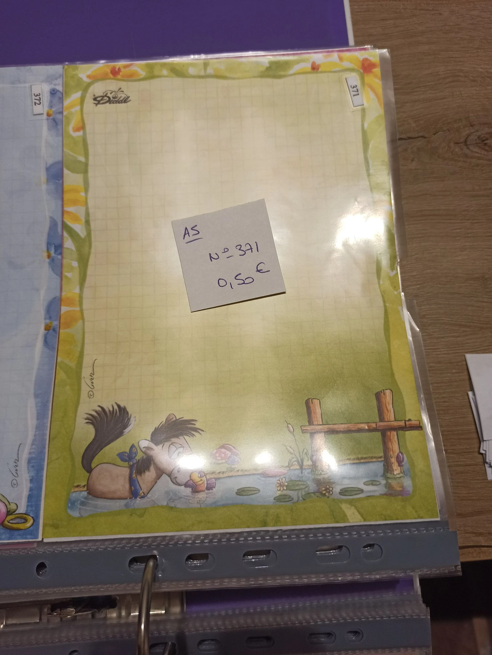 Feuille Diddl A5 371 0,50e 